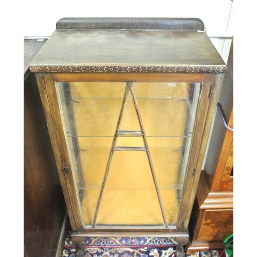 190 - Georgian mahogany longcase clock with domed glazed door, nano dial with country & foliate decoration... 