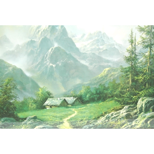 3 - Neswadba 'Alpine Alpine pasture' print 47x71cm