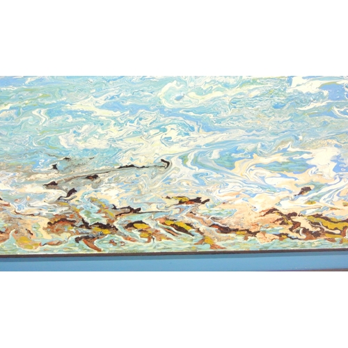 37 - John Adams 'Fountainstown' oil on board 44x104cm, signed