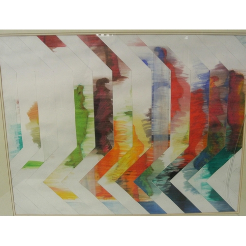 47 - Dermot Browne 'Parallax' watercolour 47x64cm