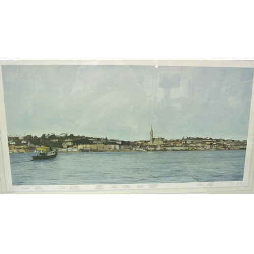 8 - Mark Hathaway 'Cove of Cork' print 38x78cm signed