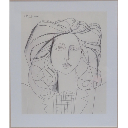 23 - Pablo Picasso 'Francoise' Limited edition print 40x34cm