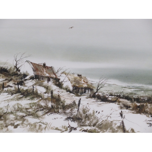 39 - Phyllis Del Vecchio 'West of Ireland scene' watercolour 37x55cm signed