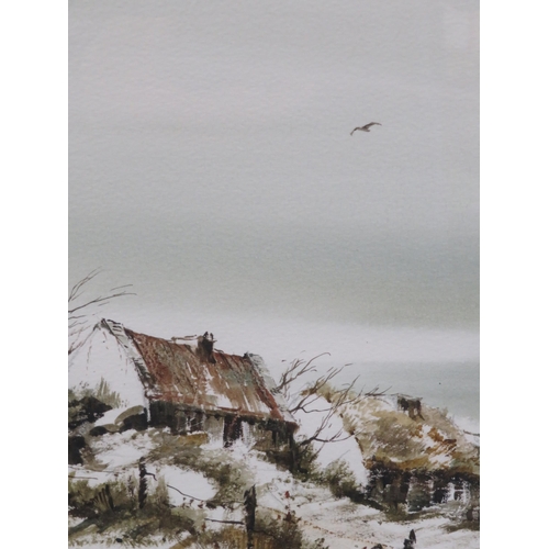 39 - Phyllis Del Vecchio 'West of Ireland scene' watercolour 37x55cm signed