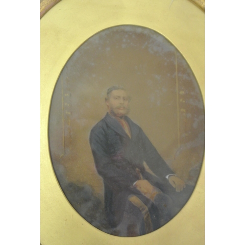 50 - Rl H J Young 'Portrait of Captain Henry Savage' oval watercolour 20x15cm, inscribed verso