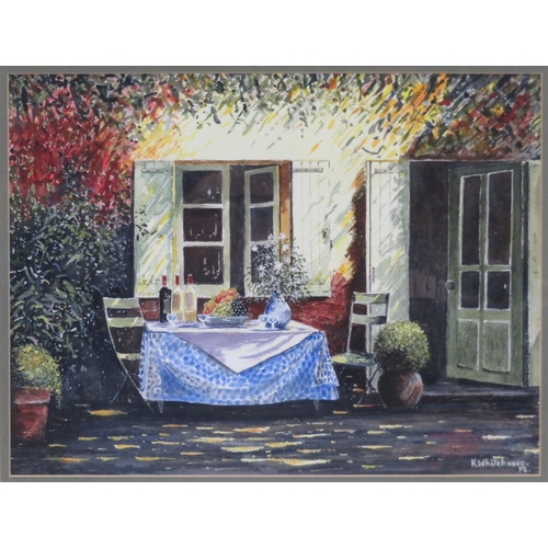 79 - K.Whitehouse 'Still life' pastels signed 28x37cm