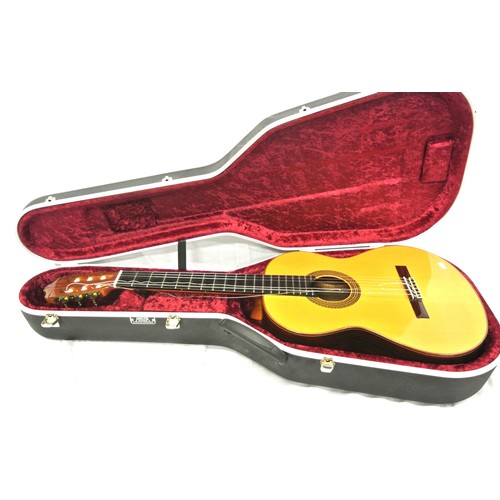 247 - Alhambra classic guitar, Muro del Alcoy, Spain, Model 9PA, No 2505, stamped, with hard case