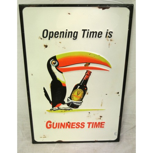 284 - 'Opening Time is Guinness Time' advertising sign