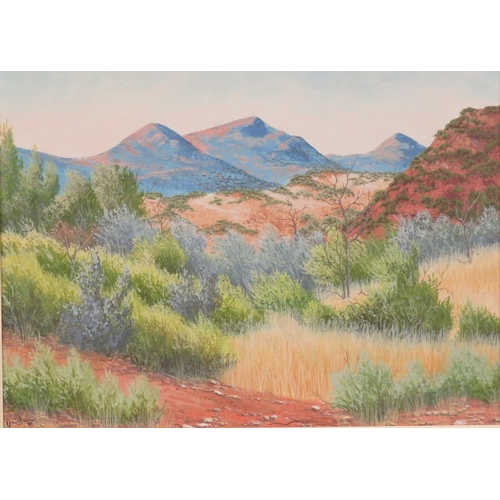 32 - Davidson 'Australian blue mountain' oil on canvas 44x59cm signed