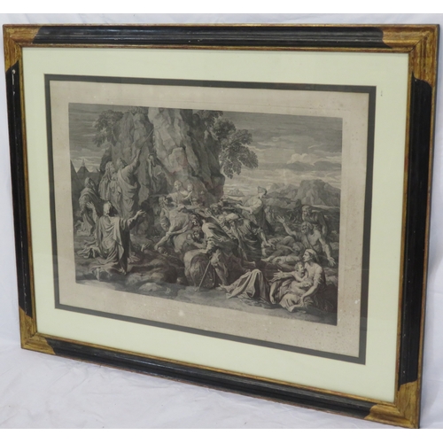 34 - Set of 4 French allegorical etchings, 62x88cm, 65x90cm, 60x80cm & 53x75cm