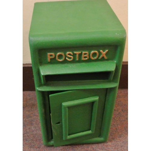 83 - Heavy cast iron postbox with door