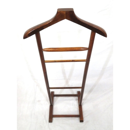 94 - Edwardian style valet stand with turned rails