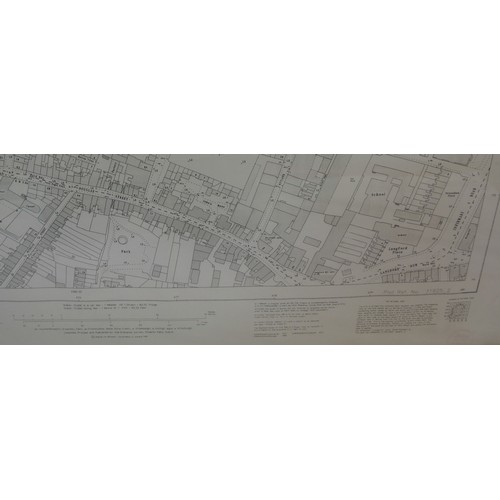 27 - Large Map of Cork City Centre 75x90cm framed