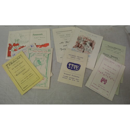 281 - Selection of old Cork theatre programmes & brochures