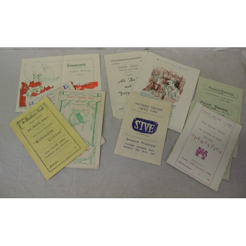 281 - Selection of old Cork theatre programmes & brochures