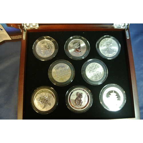 166 - Danbury Mint collection of 8 coins 