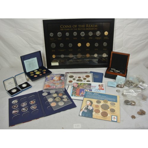 167 - Auk collection - Scotland 20 Pattern Coinage 2014, Framed Coins of the Realm 500 years of British Mo... 