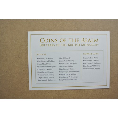 167 - Auk collection - Scotland 20 Pattern Coinage 2014, Framed Coins of the Realm 500 years of British Mo... 