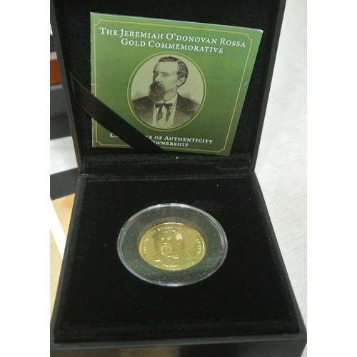 170 - Dublin mint collection: O'Donovan Rossa  commemorative coin,1916 proclamation commemorative, The sev... 