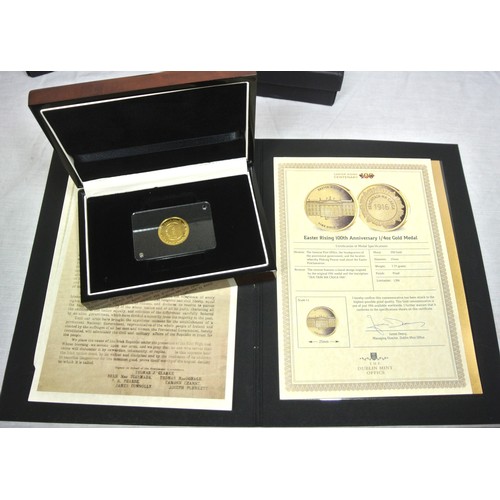 170 - Dublin mint collection: O'Donovan Rossa  commemorative coin,1916 proclamation commemorative, The sev... 