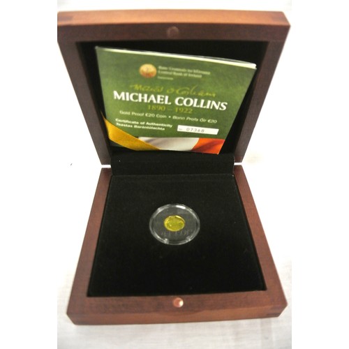 173 - Coin Collection: Central Bank Michael Collins £20 cold proof coin, The Irish Hard 2013 and Animals o... 