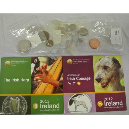 173 - Coin Collection: Central Bank Michael Collins £20 cold proof coin, The Irish Hard 2013 and Animals o... 