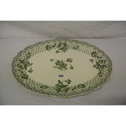 295 - Oval porcelain turkey platter