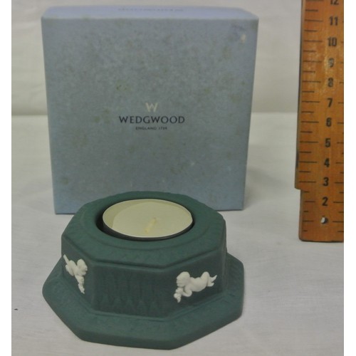 362 - Wedgwood Jasper Cherub nightlight holder