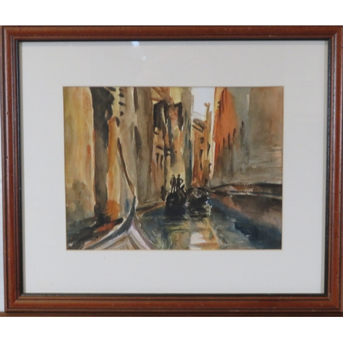 23 - Italian school 'Rio di San Salvatore, Venice' Watercolour, 24x32cm