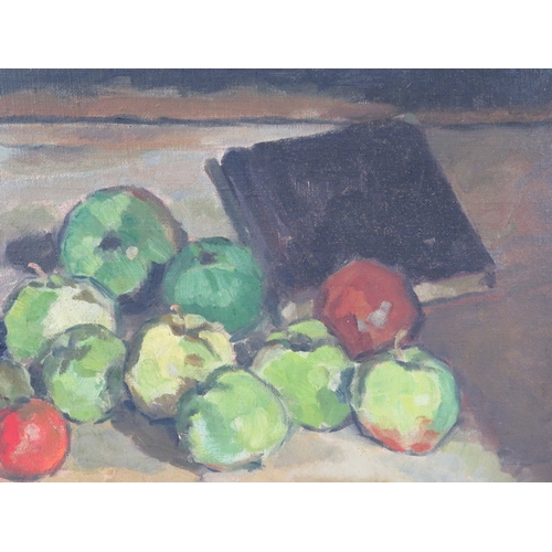 34 - Clemen Jeppe Clemmensen (Danish, 1885–1964) 'Still life study' oil on canvas 55x42cm signed, inscrib... 