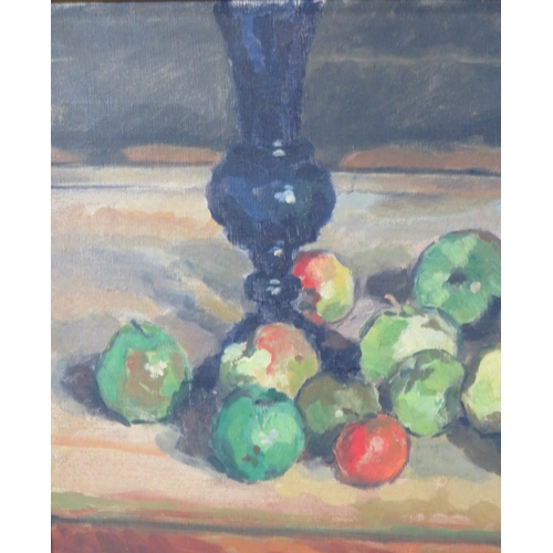 34 - Clemen Jeppe Clemmensen (Danish, 1885–1964) 'Still life study' oil on canvas 55x42cm signed, inscrib... 