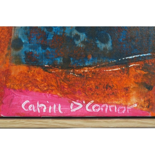 41 - Cahill O'Connor 'Rusting Monolith' oil on canvas, 68x48cm, signed