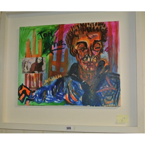 9 - Tom Byrne 'Dearbhla' oil on canvas,40x50cm, signed