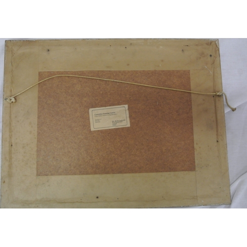 18 - Irish Victorian School 'Farmer and cattle in a landscape' watercolour 21x34cm