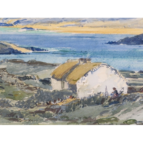 22 - Theo J Gracey 'Near Tranarossin, Donegal' watercolour 25x35cm signed