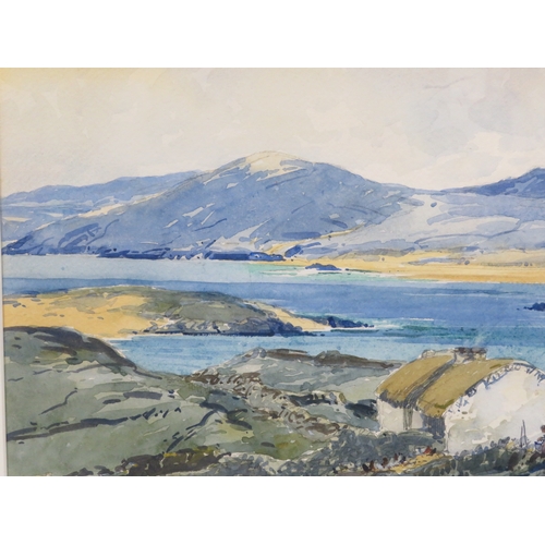 22 - Theo J Gracey 'Near Tranarossin, Donegal' watercolour 25x35cm signed