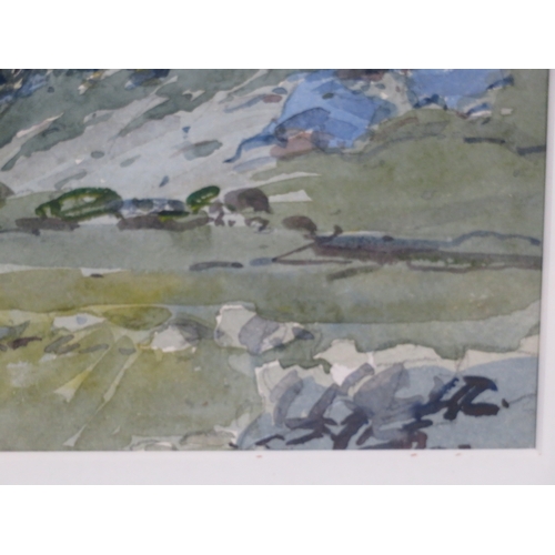 22 - Theo J Gracey 'Near Tranarossin, Donegal' watercolour 25x35cm signed