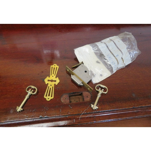 160 - Edwardian mahogany roll top desk with pull-out tambour top, fitted interior, 6 side & 1 frieze drawe... 