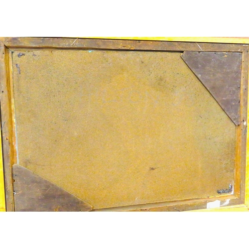 44 - R Hilton 'Abstract' oil on board 41x61cm signed and dated verso