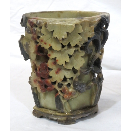 102 - Various items in box - model cannon, vase, etc