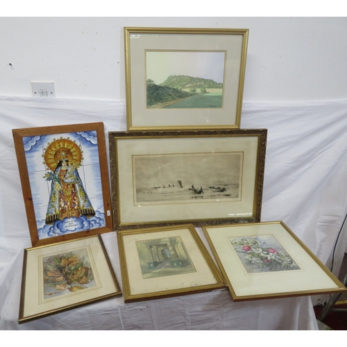 3 - Various pictures, prints, etc