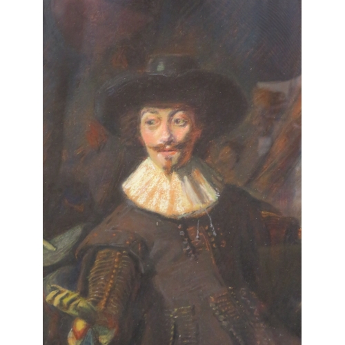 45 - Dutch school 'Gentleman in a studio' pastels and chalks, 60x50cm