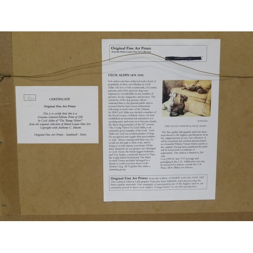 47 - Cecil Alden 'The Young Visitor' studio print, 28x41cm, stamped