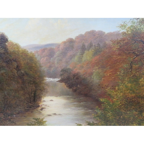 52 - Frederick Foot (1830-1908) 'Buckland Wood, Devon' oil on canvas, 65x90cm, signed and titled verso