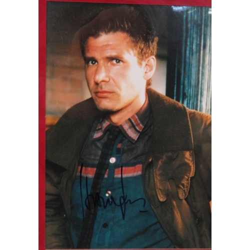 65 - Harrison Ford 'Blade Runner' DVD gold disc collection, framed with certificate from Our Price PLC, H... 