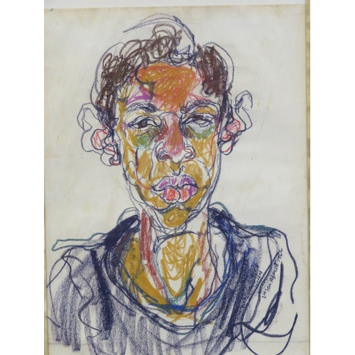 67 - Jason Monet (British 1938-2009) 'Portrait of Gerard' pastels 70x50cm, signed and dated 1966