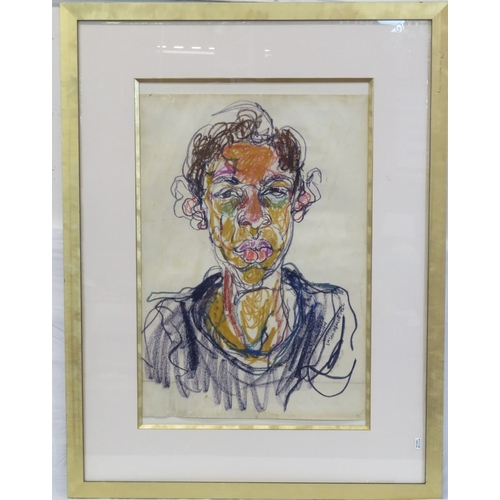 67 - Jason Monet (British 1938-2009) 'Portrait of Gerard' pastels 70x50cm, signed and dated 1966