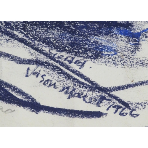 67 - Jason Monet (British 1938-2009) 'Portrait of Gerard' pastels 70x50cm, signed and dated 1966