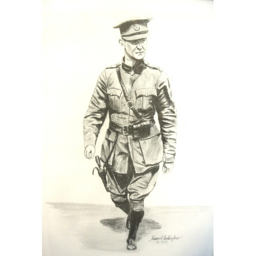 79 - Kieran O'Callaghan 'Michael Collins (The Big Fellow) print 31x23cm signed