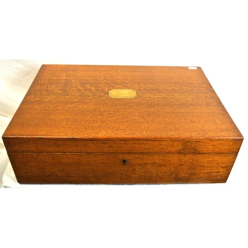 118 - Walnut vintage cutlery box
